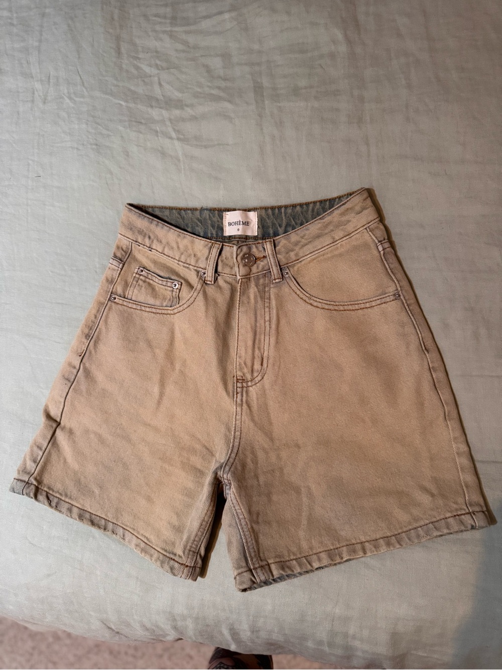 Boheme Goods Relaxed High-Rise Denim Shorts